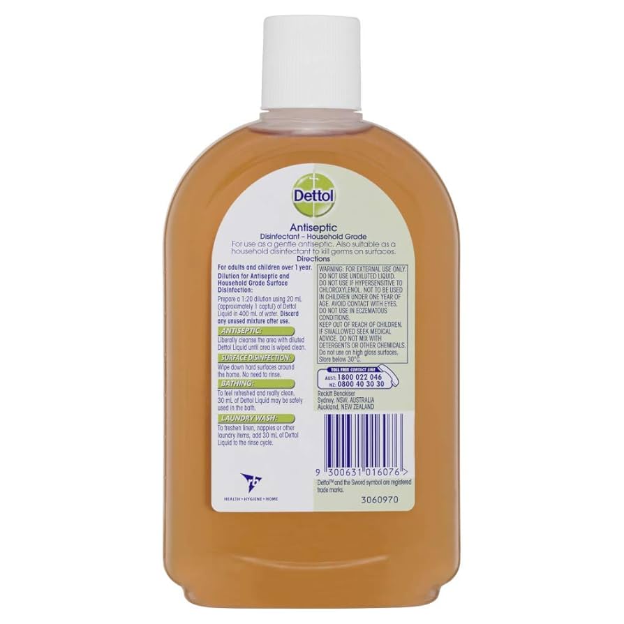 Amazon | Dettol 殺菌消毒液 Antiseptic Liginal 500ml (海外